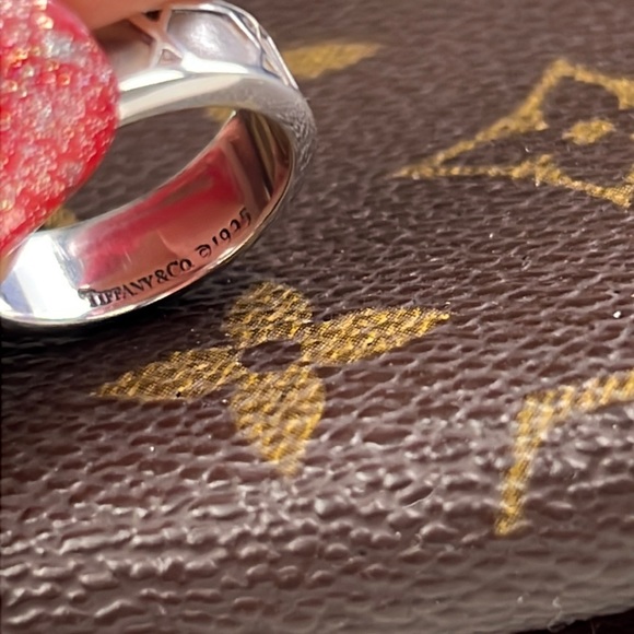 TIFFANY & CO. Atlas 1995 Roman Number  Sterling Silver 925 Ring  sz:7 - Picture 5 of 9